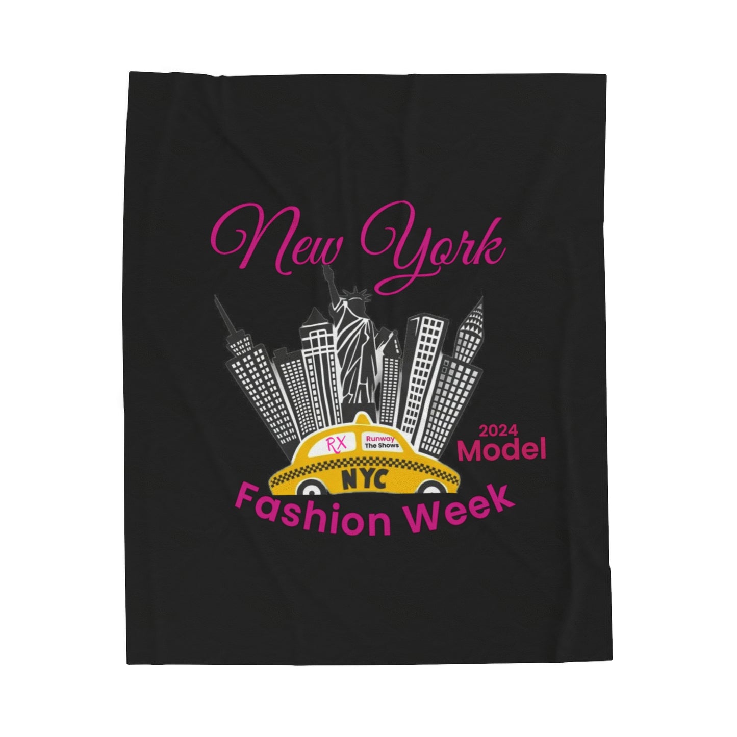 New York Model Velveteen Plush Blanket