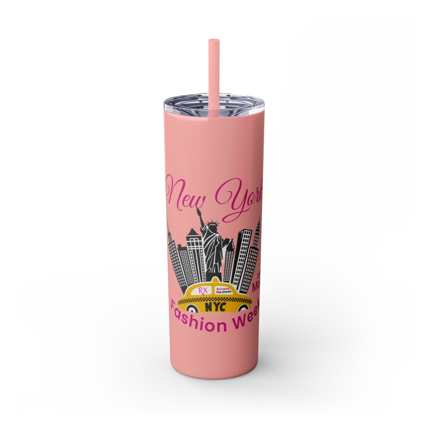 Skinny Tumbler with Straw, 20oz