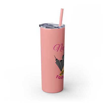 Skinny Tumbler with Straw, 20oz