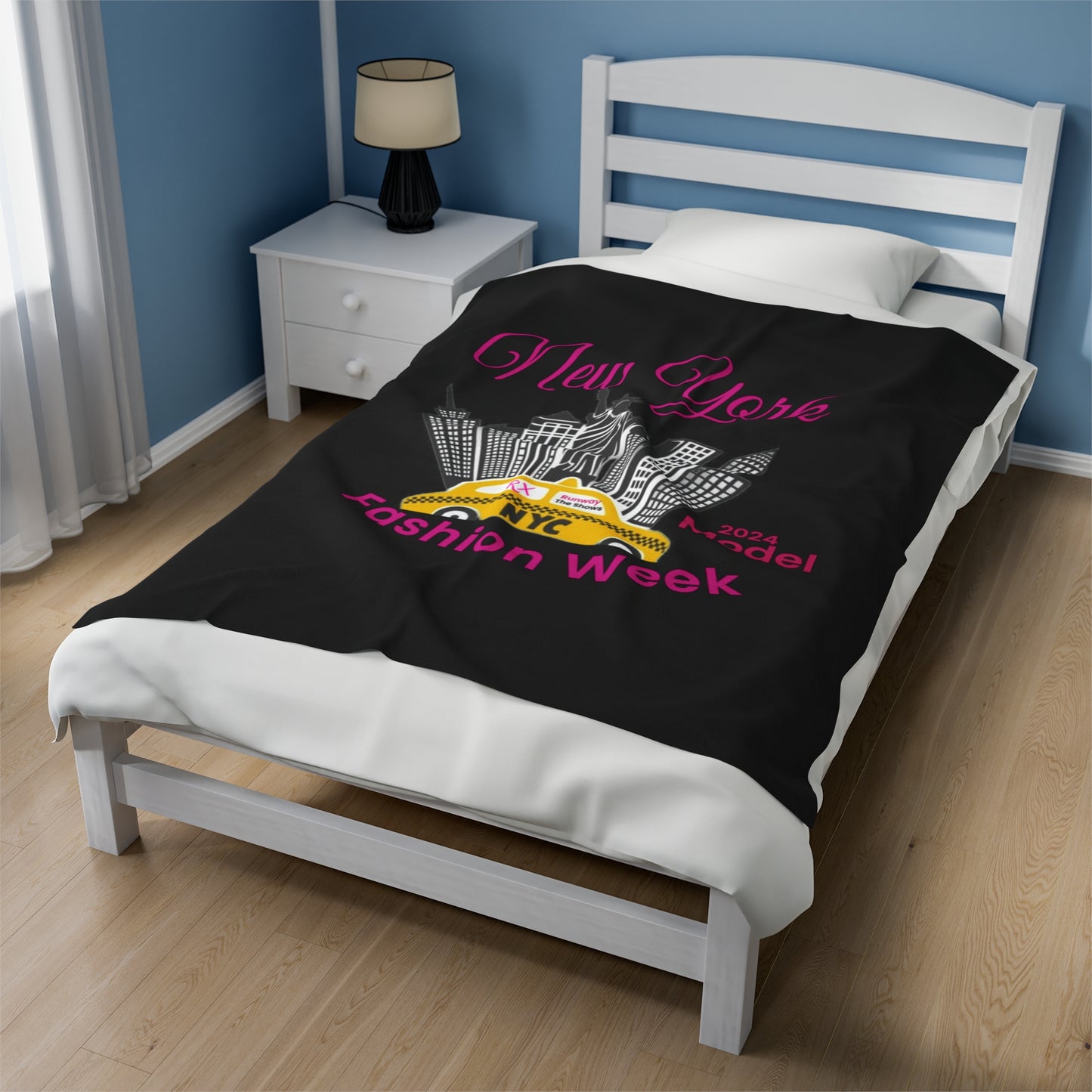 New York Model Velveteen Plush Blanket