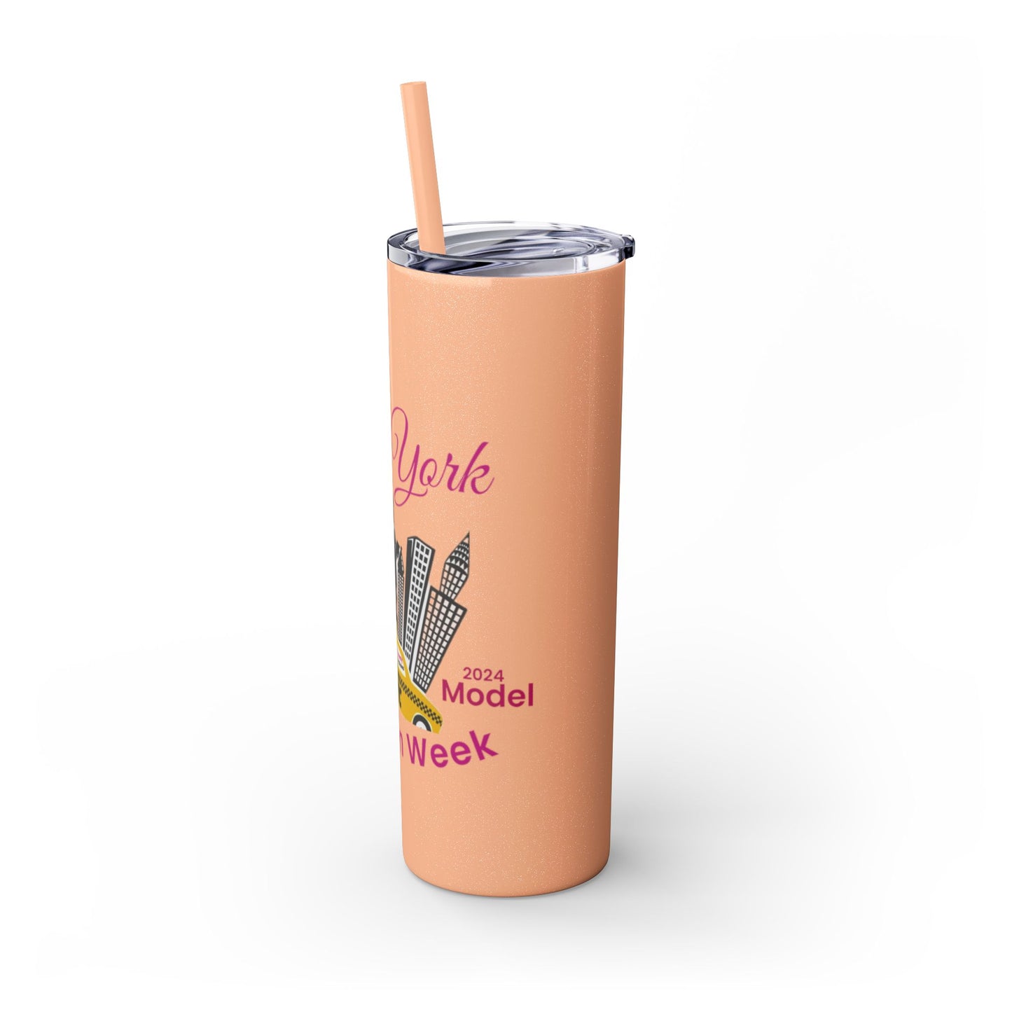 Skinny Tumbler with Straw, 20oz