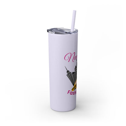 Skinny Tumbler with Straw, 20oz