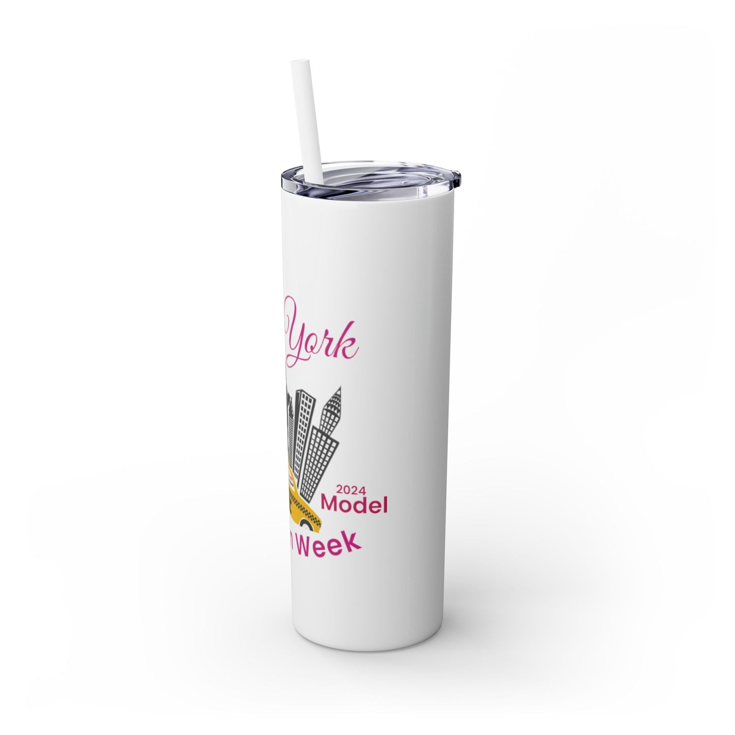 Skinny Tumbler with Straw, 20oz