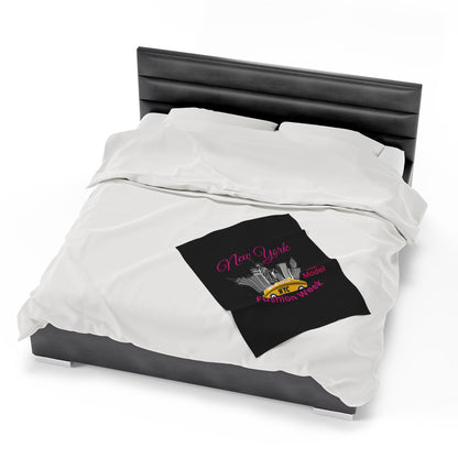 New York Model Velveteen Plush Blanket